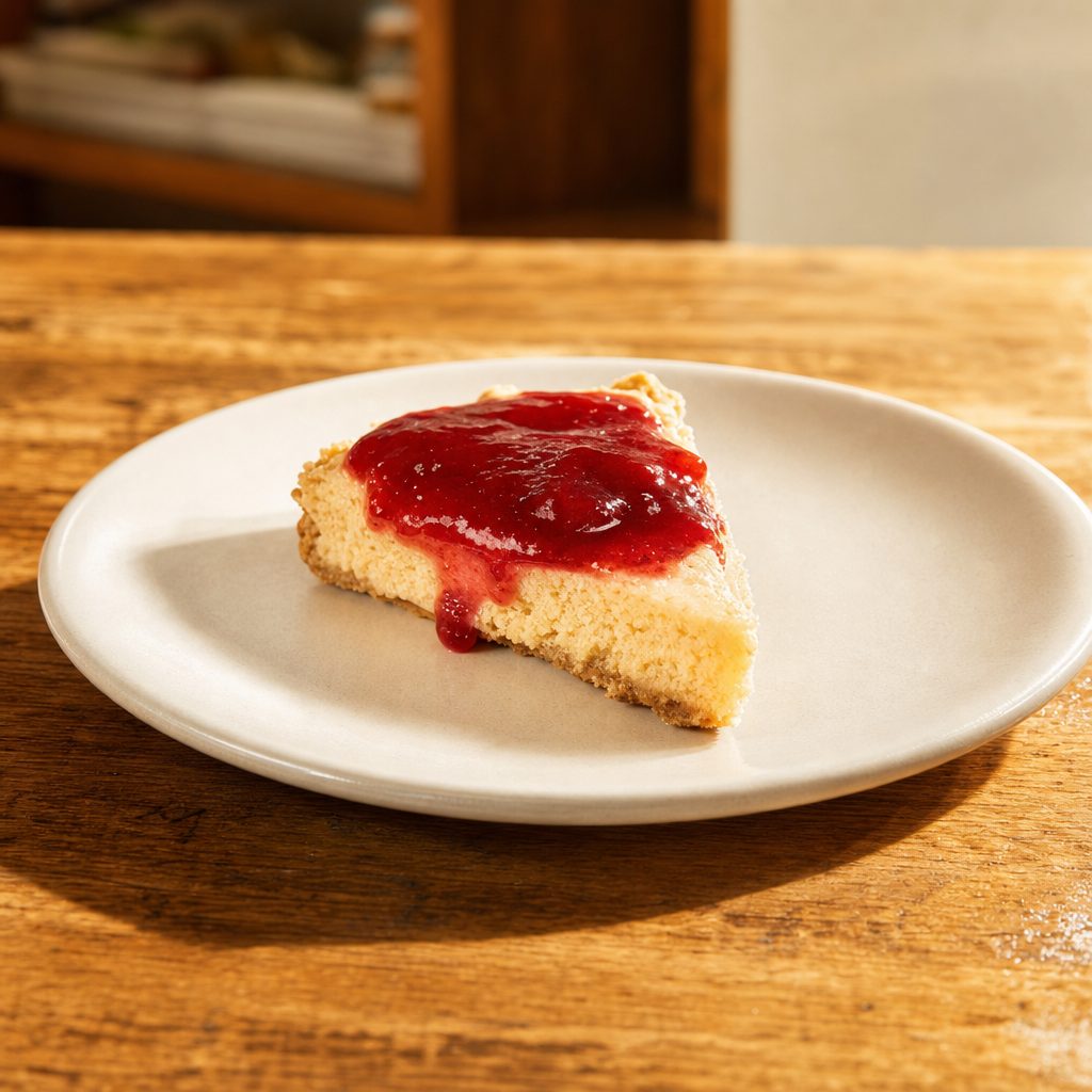 Cherry on Top Gun Cheesecake.