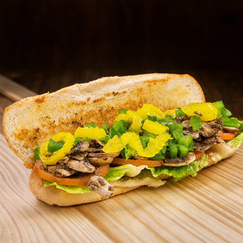 AC/DC Veggie Sandwich.