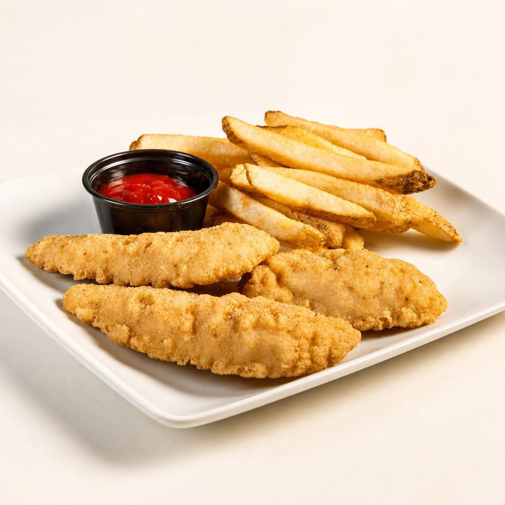Rock 'n' Roll Strips & Fries.