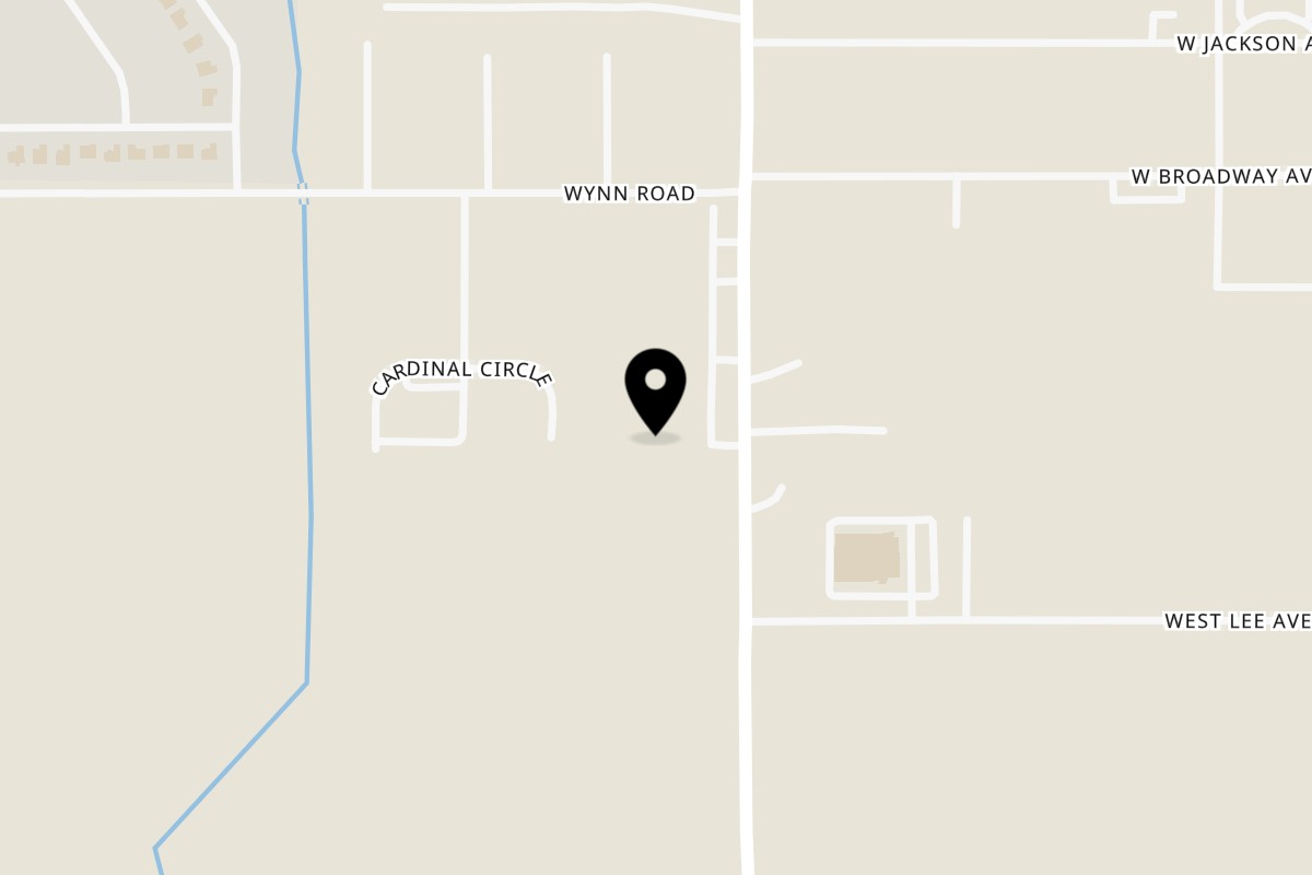 Map showing the location of Decades Family Restaurant on 110 AL-59 in Summerdale
